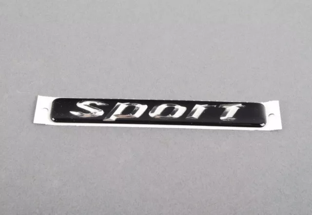 Mercedes-Benz 300SL 500SL C E SL SLK-Class Genuine Emblem -"Sport"- Fender New