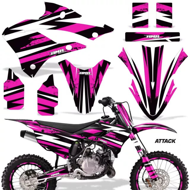 Dirt Bike Adesivi Grafiche W# Per Kawasaki KX85 & KX112- 22 -a Attacco PNK
