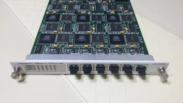 Spirent SmartBits LAN-3111As 6-port, Single mode, 1310nm, SmartMetrics module