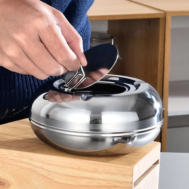 Cenerenere acciaio inox vassoio sigarette semplici tavolo decorazione ufficio regali