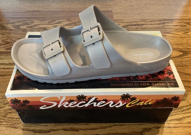 Skechers cali breeze double strap eva slide 2025 sandal