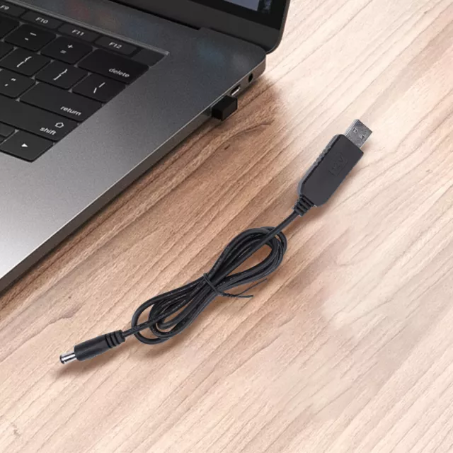 USB Power Boost Line DC To DC 5V/9V/12V USB Step-Up Voltage Line 2.1x5.5mm Plug 2