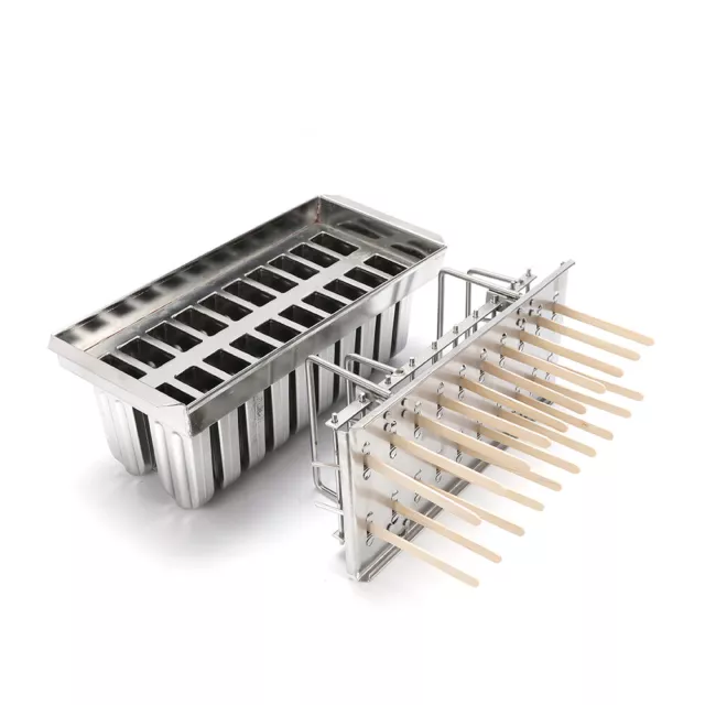 20* Ice Cream Mold Stainless Steel Popsicle Mold Stick Holder Hot Summer DIY!!