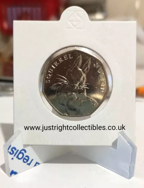 2016 50P Coin Squirrel Nutkin Uncirculated Fifty Pence Beatrix Potter