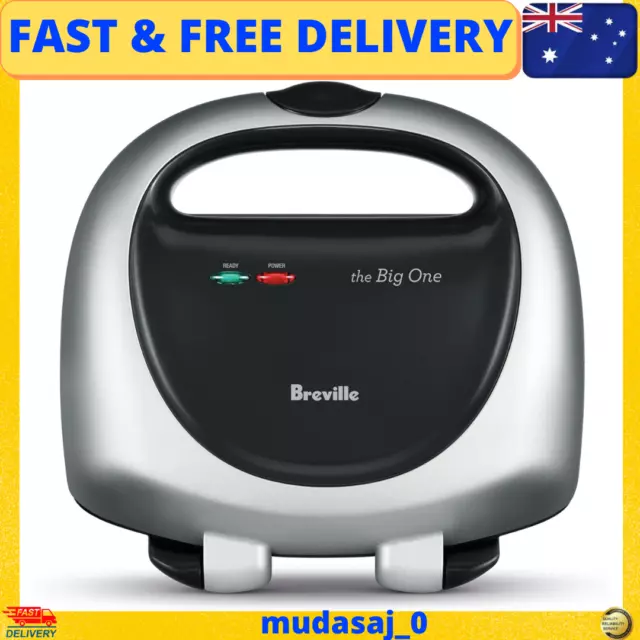 Breville Jaffle Maker Sandwich Press Non-Stick Toastie Grill Toaster Large Plate