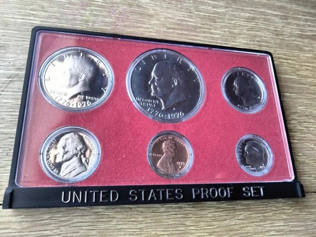 1975 S United States Mint Annual 6 Coin Proof Set Original Box