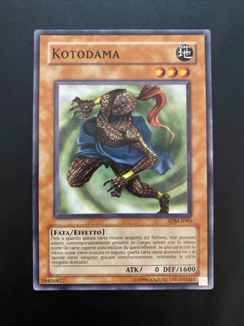 Yu-Gi-Oh! Comune Sovrano Della Magia  ITA Near Mint Sdm-i095 Kotodama