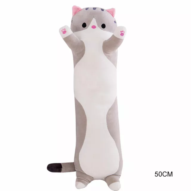 Cute Cat Soft Pillow Cushion Plush Toy Stuffed Pillow Doll Kids Gift 50-90cm AU