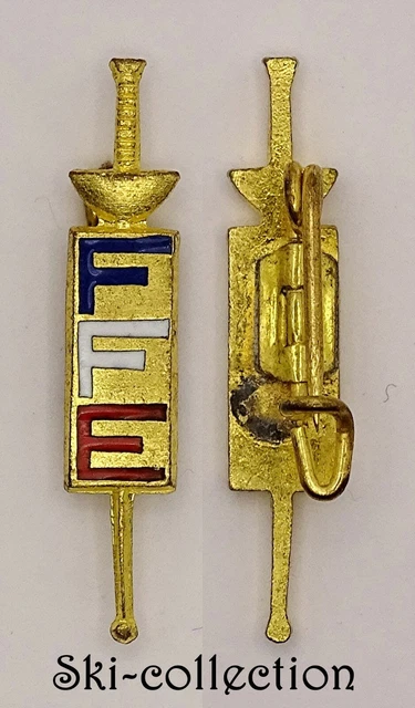 Insigne Boutonnière FFE (Fédération Française D'Escrime) - Émaux, Vers 1930, Original