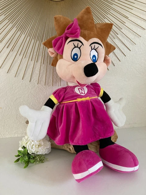 PELUCHE DOUDOU HERISSON Robe Rose Nigloland Hauteur 35 Cm EUR 12 00 PicClick FR