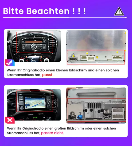 2+32G Android12 Autoradio Carplay GPS Navi BT WIFI DAB Für Nissan Juke 2010-2014 2