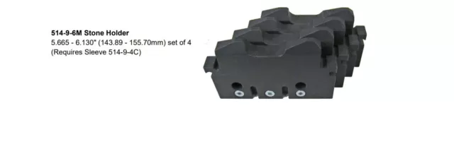 514-9-6M Stone holder (require 514-9-4C) fits Rottler HP7A HP6A H85A set 4 pcs