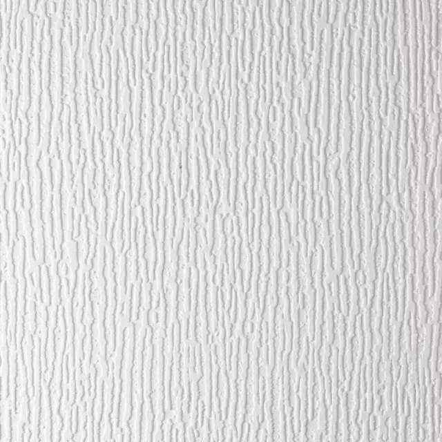 Sherwood Texturé Luxe Papier Peint Vinyle Anaglypta Blanc RD6000 - à Peindre