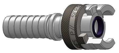 Dixon Valve & Coupling 4Ps6-B Barb To Thor Coupler,Barb,1/2,Brass