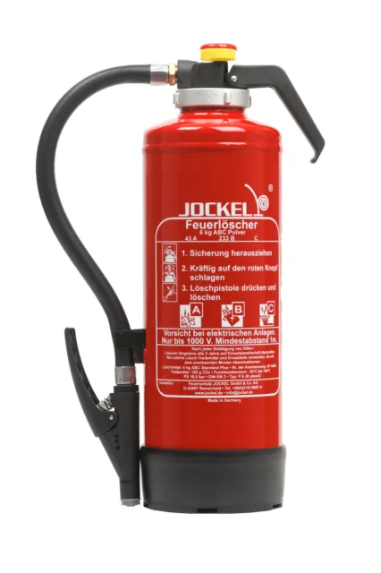 Jockel® Feuerlöscher Pulveraufladelöscher 12 kg P 12 JK 55
