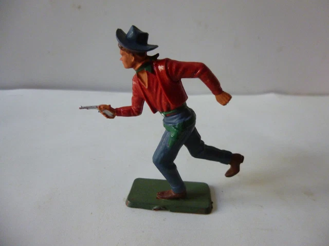 Grand Fort Fédéral En Bois + Cow-boys Et Indiens Starlux - Jouet Vintage