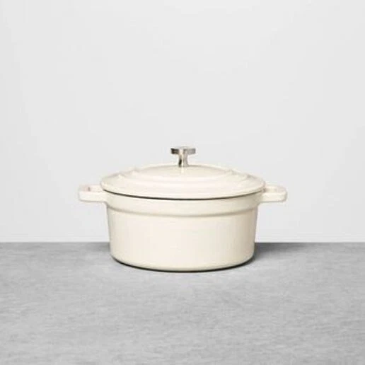 Enameled Cast 0.5 Quart Iron Dutch Oven - Hearth & Hand with Magnolia & DAILY SH