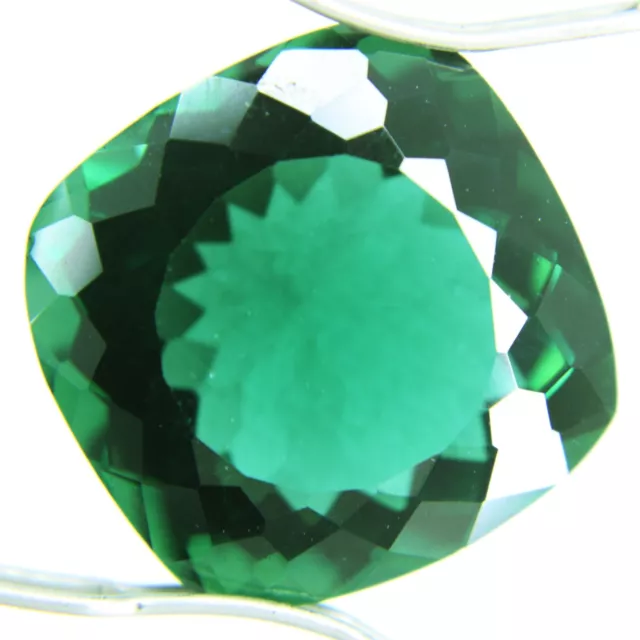 Certified Cushion Shape Loose Gemstones 14.2 Ct Excellent Natural Green Garnet 2