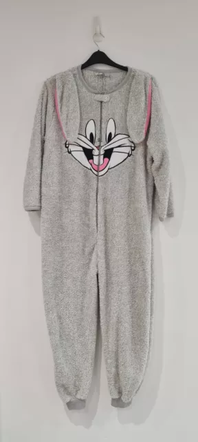 Looney Tunes Bugs Bunny Womens Jumpsuit All In One Grey Primark Size 18/20