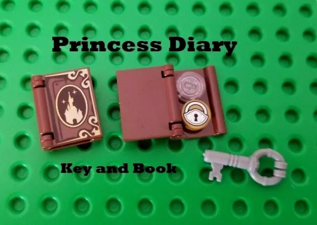 Lego book with lock shop and key