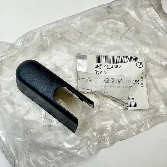 Vauxhall Corsa Vectra Braccio tergicristallo posteriore cappuccio nero originale 9114680