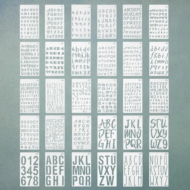 Stencil riutilizzabili per pittura, 30 x 30 cm, stencil vintage per pittura su legno, tela, tessuto, pareti, mobili, decorazioni fai da te per la casa
