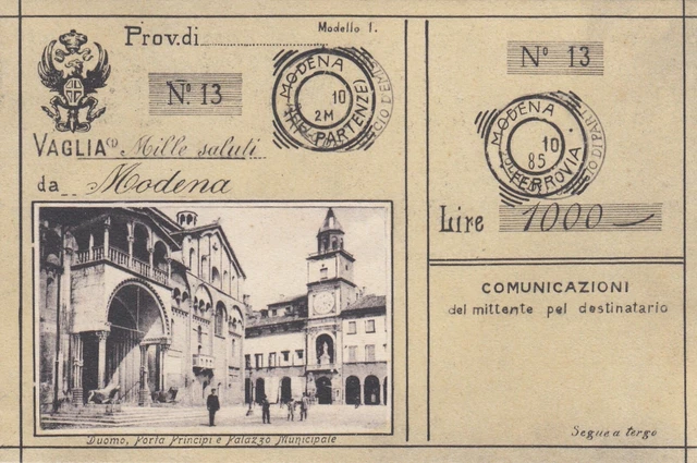 Modena - Vaglia - Mille saluti da Modena - Duomo Porta Principi - Non comune