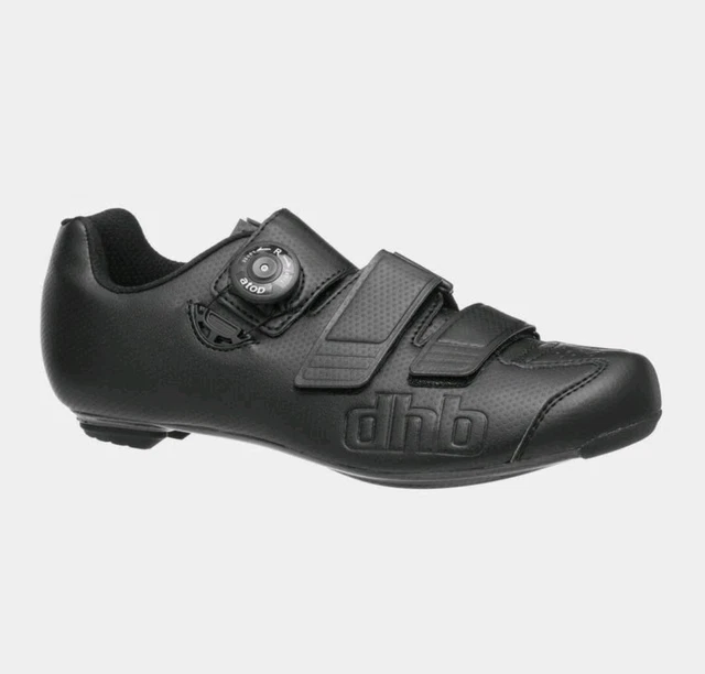 BRANDNEU IN VERPACKUNG DHB AERON CARBON RADFAHREN STRASSENSCHUHZIFFERBLATT in SCHWARZ EU 44 UK 10 2
