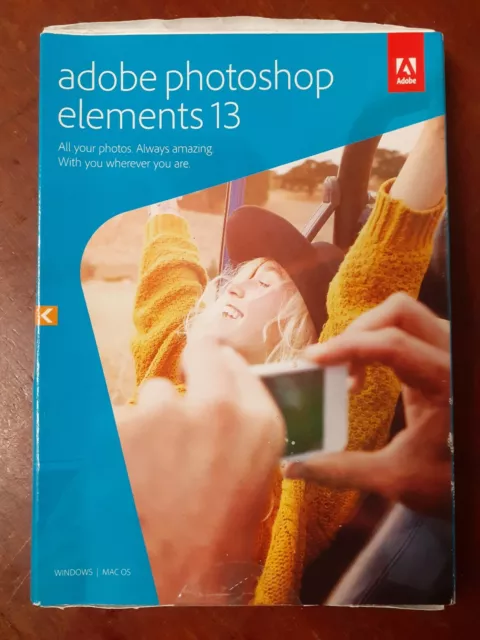 Adobe Photoshop Elements 13 Software for PC/Mac