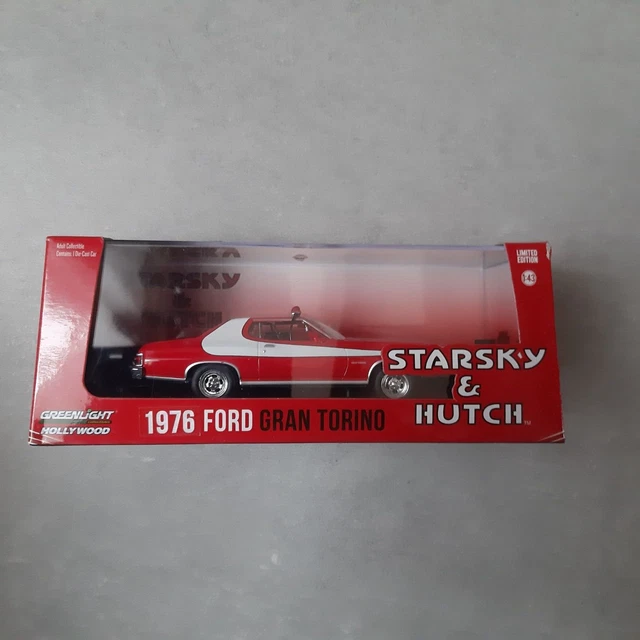 Voiture Miniature Starsky Et Hutch - Gran Torino 1976 Norev 1/43 - Métal - 12cm