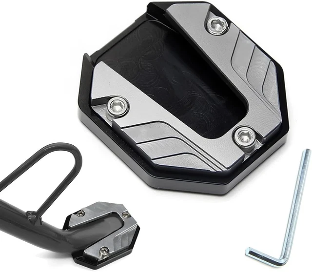 Piastra Allargata Staffa Laterale Antiscivolo Universale per Moto Piastra Di Est