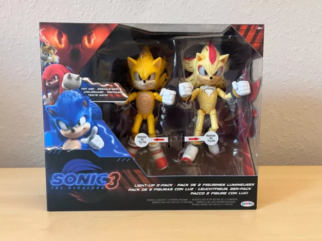 SUPER SHADOW SUPER Sonic 3 Jakks 5 SUPER SHADOW SUPER Sonic 3 Jakks 5