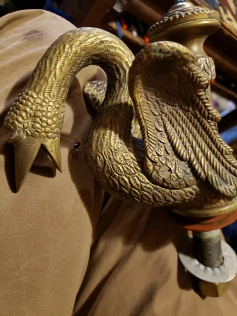 Vintage Brass Swan Sink Faucet