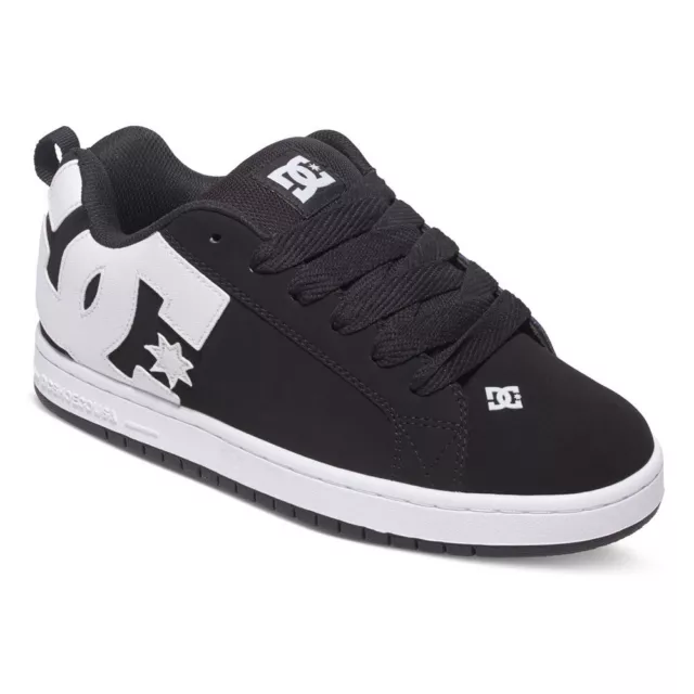 DC Shoes Men's Court Graffik Sneaker Shoes Black Kicks Trainers r Sports Clot...