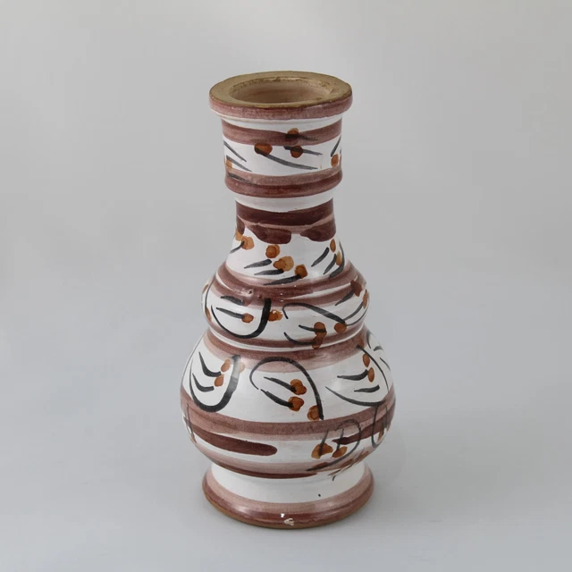 Portavelas de Ceramica Popular Española Pintado a mano VINTAGE