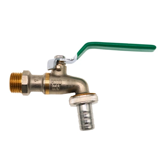 CALIDO Garten Wasserhahn 1/2" Kugelhahn - Frostsicher Mit Schnellkupplung