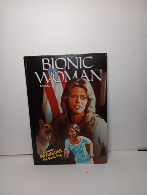 Vintage Book Annual The Bionic Woman 1978 Good Condition Lindsay Wagner Jaime So