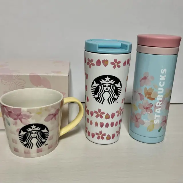 🌸 [New and unused] Starbucks SAKURA2018 Mug & Tumbler Set ☆🌸JAPAN🌸Bundle
