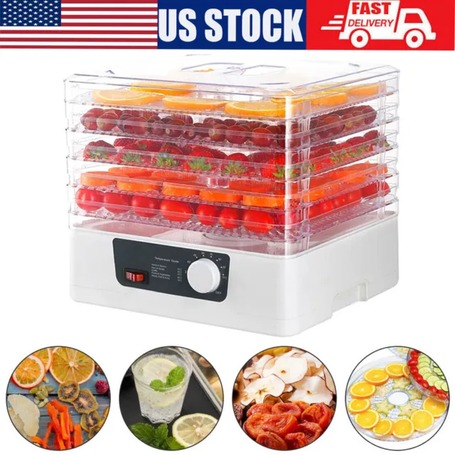 5Tier 350W Electric Food Dehydrator Fruit Meat Beef Dryer Veg Preserver Machine