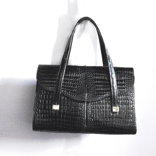 BORSA VINTAGE IN pelle di coccodrillo baby EUR 590,00 PicClick IT