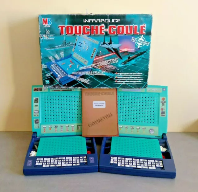 Touché-coulé infrarouge électronique - jeu MB 1999 - jouets rétro
