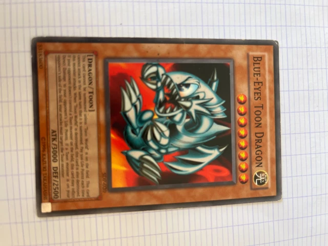 CARTE YU GI oh dragon blanc aux yeux bleu TOON EUR 5,20 - PicClick FR