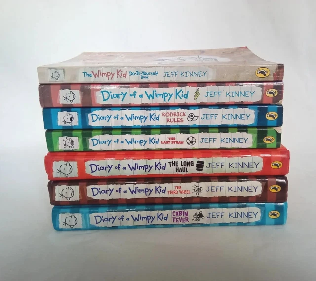 DIARY OF A Wimpy Kid Books Set Jeff Kinney (Hardback Cover