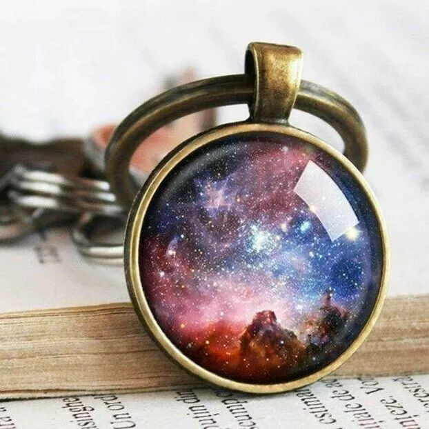Porte-clés Galaxy Nebula, porte-clés Nebula, porte-clés Galaxy, espace...