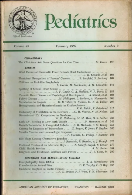 1969 Pediatrics, Congenital Disorders, Childhood Tuberculosis TB, Child Health