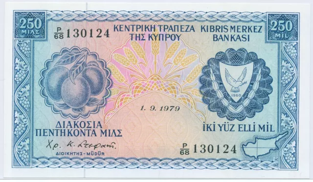 Cyprus 250 Mils 1979, P.41c_UNC