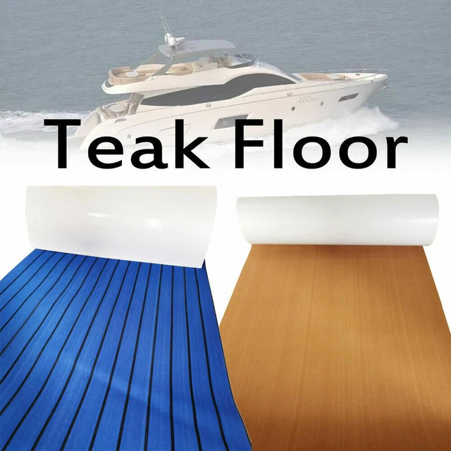 90×240cm Teca EVA Espuma Barco Yate Suelo Alfombra Cubierta Alfombra Autoadhesiva