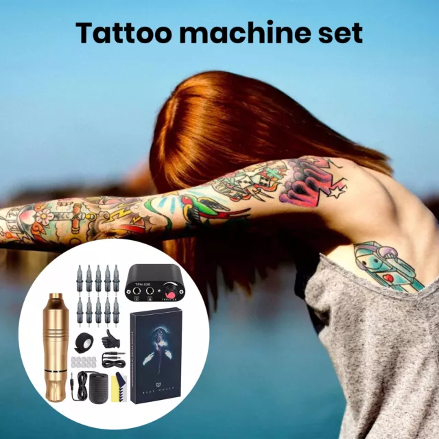 1 juego de herramientas de tatuaje moldeado rápido arte tatuaje aleación de aluminio conjunto de tatuajes portátil