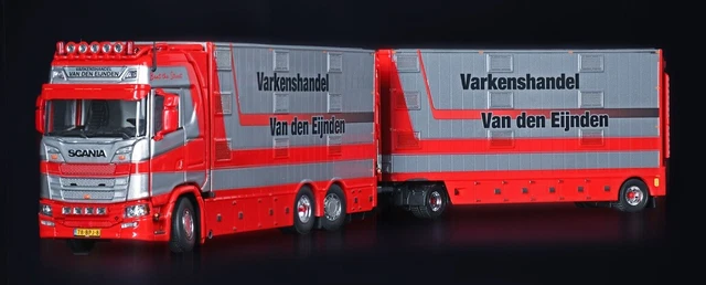 IMC MODELS - Camion avec porte engins – AUTAA – limité à 150 pièces - SCANIA