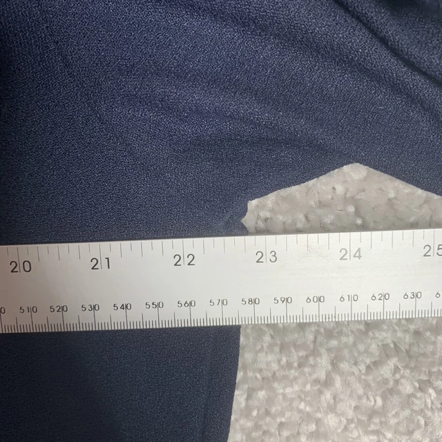 Uniqlo Damen-T-Shirt marineblau durchsichtige Box-Passform Größe Medium 7